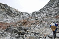 11 Climbing Towards Cho La From Gokyo Side